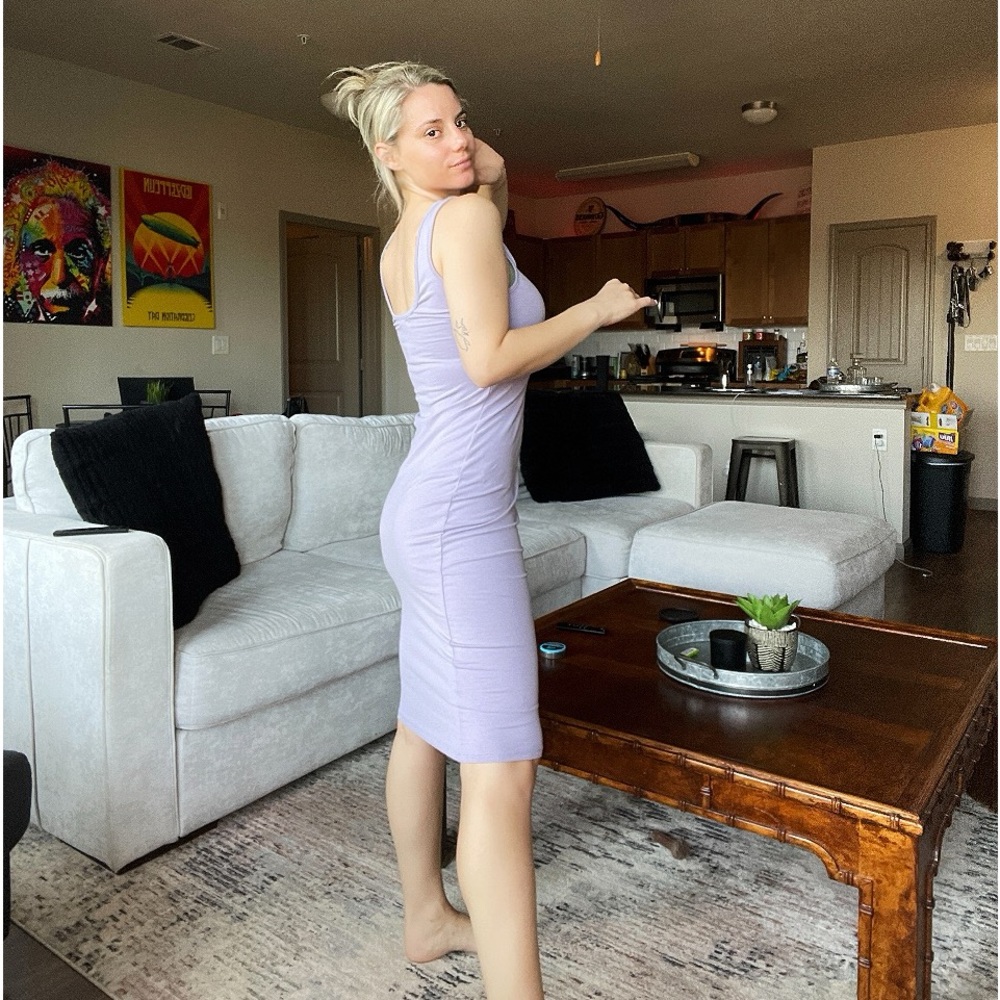 Lilac Body-Con Dress - Picture 2 of 2
